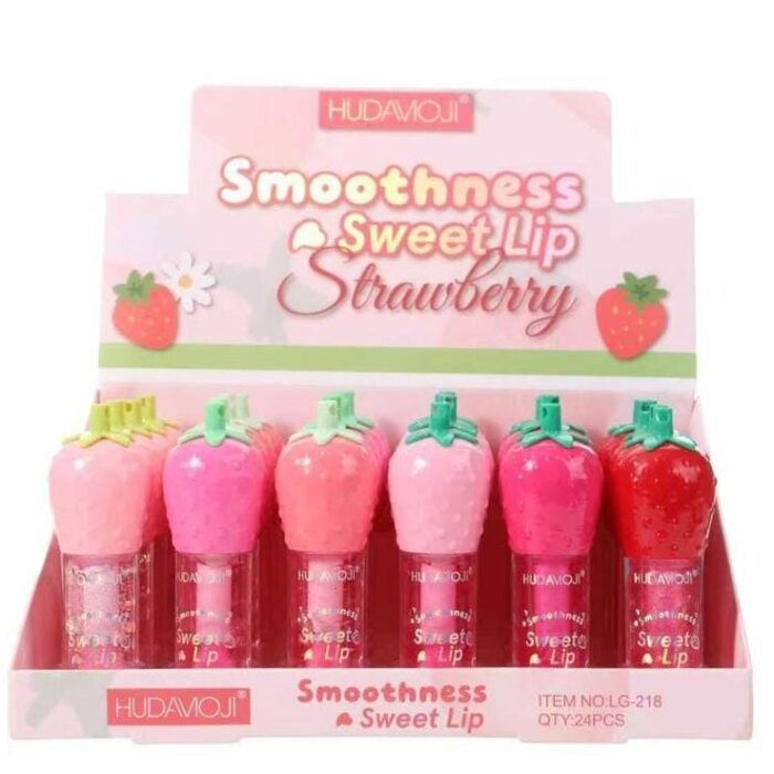HUDAMOJI SMOOTHNESS SWEET STRAWBERRY LIP GLOSS