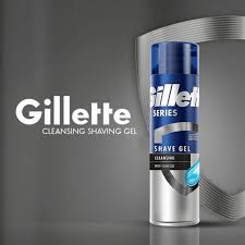 Gillette Series Cleansing Shave Gel with Charcoal (200ml)