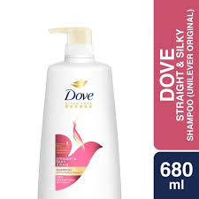 Dove Ultra Care Straight & Silky Shampoo (680 ml)